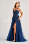 Colette by Daphne CL8060 Glitter Tulle Satin Lining Dress