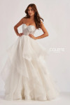 Colette by Daphne CL8200 Glitter Tulle Accent Stones Dress