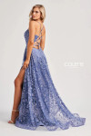 Colette by Daphne CL8230 Cracked Ice Satin Lining Long Dress