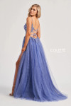Colette by Daphne CL8240 Allover Lace Glitter Tulle Dress