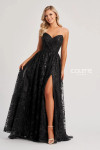 Colette by Daphne CL8260 Cracked Ice Allover Lace Long Dress