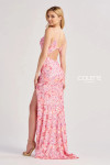Colette by Daphne CL8465 Novelty Stretch Sequin Tulle Dress
