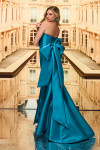 Colette by Daphne CL8470 Mikado Horsehair Strapless Dress