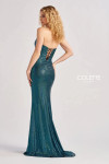 Colette by Daphne CL8490 Metallic Jersey Lining Long Dress