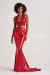 Colette by Daphne CL8505 Liquid Lame Stretch Lining Dress