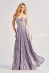 Colette by Daphne CL8520 Pleated Satin Satin Lining Dress