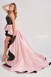 Colette by Daphne CL8695 Mikado Strapless Hi-low Long Dress