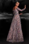 MNM Couture K4105 Sequin Embroidery Off Shoulder Long Dress