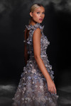 MNM Couture K4106 Flower Embroidery Sleeveless Long Dress
