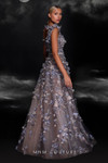 MNM Couture K4106 Flower Embroidery Sleeveless Long Dress