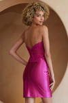 Amelia Couture BZ9028S Sweetheart Neck Strapless Short Gown