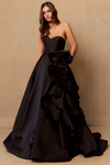 Amelia Couture SU085 Strapless Sweetheart Neck A-line Gown