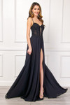 Amelia Couture 7066 Illusion Sweetheart Neck Keyhole Gown