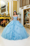 Dancing Queen 5024 Glitter Embellishments Quinceanera Dress