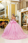 Dancing Queen 5000 Off-Shoulder Floral Quinceanera Dress