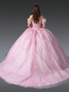 Dancing Queen 1932 Off-Shoulder Floral Quinceanera Dress