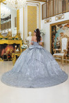 Dancing Queen 5043 Beaded Off-Shoulder Quinceanera Dress