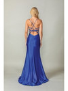 Dancing Queen 4410 Beaded Butterfly Spaghetti Strap Dress
