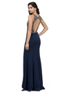 Dancing Queen 9964 Jersey Lace Embellished Sleeveless Gown