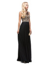Dancing Queen 9826 Embellished Illusion Neck Sleeveless Gown