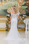 Dancing Queen 0304 Sheer Lace Embellishments Wedding Dress