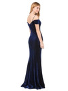Dancing Queen 2295 Velvet Off-Shoulder Sweetheart Neck Dress