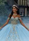 Morilee 89458 Crystal Beaded Off Shoulder Quinceañera Dress