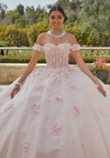 Morilee 60185 Tulle Floral Embroidered Quinceañera Dress