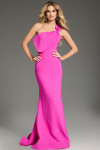 Jovani 39971 One-Shoulder Asymmetrical Neck Fitted Prom Gown