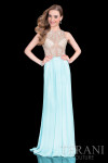 Terani Couture 1615P1294A Embellished Sleeveless Long Gown