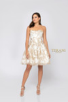 Terani Couture 1911P8073 Sweetheart Strapless Short Dress