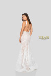 Terani Couture 1911P8158 Plunging V-Neckline Trumpet Dress