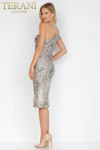 Terani Couture 231C0227 Taffeta One-Shoulder Short Dress