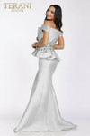 Terani Couture 231E0509 Mikado Embroidery Strapless Gown