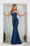 Terani Couture 232E1231 Mikado Beaded Embroidery Long Dress