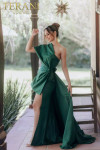 Terani Couture 232E1245 Taffeta One Shoulder Evening Dress