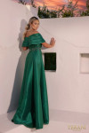 Terani Couture 232M1511 Stretch Mikado Off Shoulder Dress