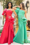 Terani Couture 242E3117 Stretch Mikado One Shoulder Dress