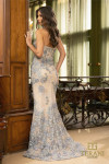 Terani Couture 242E3144 Lace Embroidered Strapless Dress