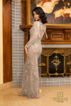 Terani Couture 242GL3241 Tulle Embellished Long Sleeve Dress