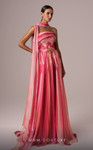 MNM Couture E0079 Chiffon Strapless Pleating A-Line Dress