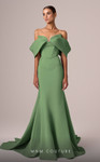 MNM Couture E0085 Crepe Strapless Off Shoulder Long Dress