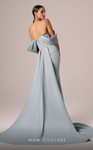 MNM Couture E0085 Crepe Strapless Off Shoulder Long Dress