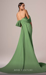 MNM Couture E0085 Crepe Strapless Off Shoulder Long Dress