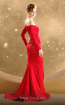 MNM Couture F02848 Off-shoulder Strapless Long Sleeves Dress