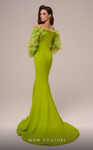 MNM Couture F02891 Crepe Embroidery Sweetheart Neck Dress