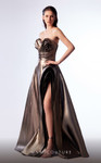 MNM Couture G1702 Mikado Sweetheart Strapless Fitted Dress