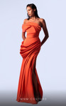 MNM Couture G1710 Crepe Off-shoulder Strapless Fitted Dress