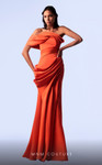 MNM Couture G1710 Crepe Off-shoulder Strapless Fitted Dress