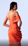 MNM Couture G1710 Crepe Off-shoulder Strapless Fitted Dress
